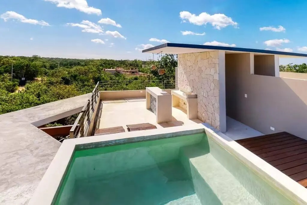 Appartement 305 Amena Modern Secluded Penthouse W/ Private Pool & Gym à Tulum Mexique