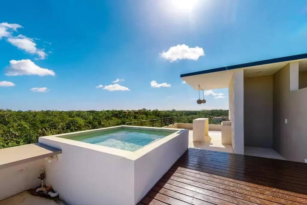 305 Amena Modern Secluded Penthouse W/ Private Pool & Gym Apartment Tulum